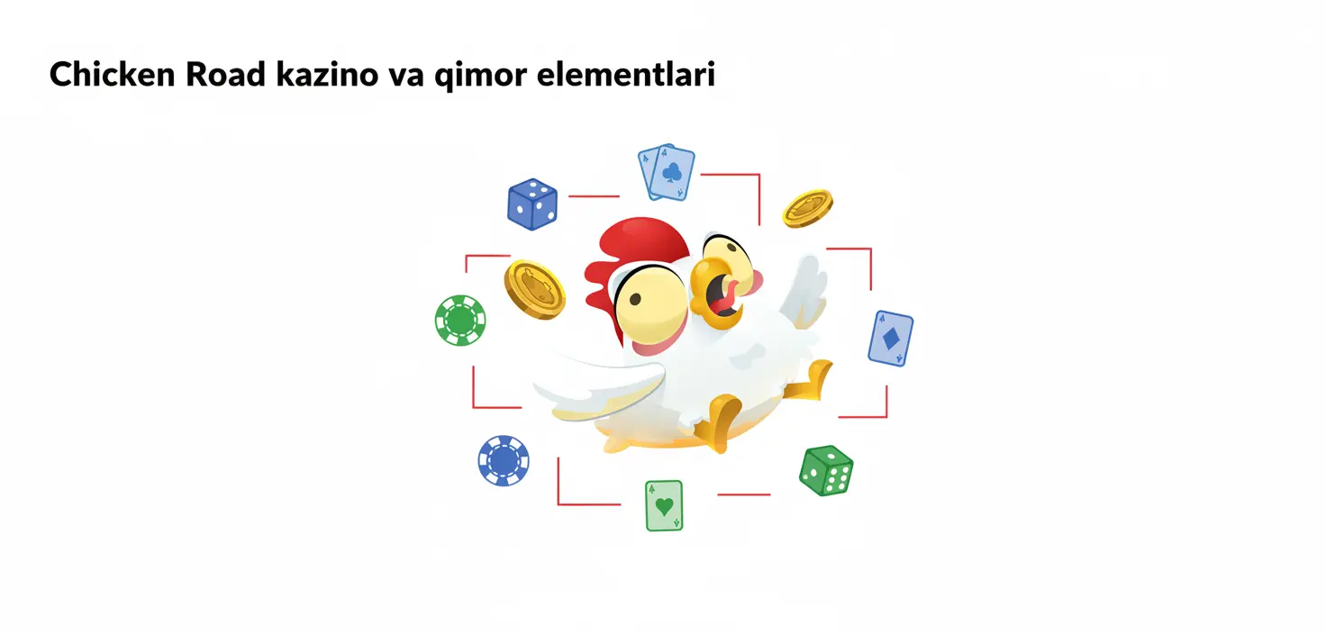 Chicken Road o‘yinining kazino elementlari